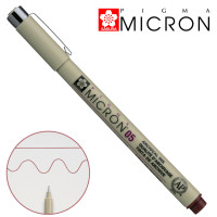 Линер PIGMA Micron (0,5), 0,45 мм, Бордовый, Sakura