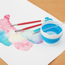 Стакан для воды SINOART, силиконовый складной, высота 8 см, диаметр 9,5 см