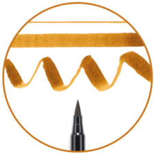 Маркер-кисточка акварельные KOI, Коричневый темный (110), Sakura