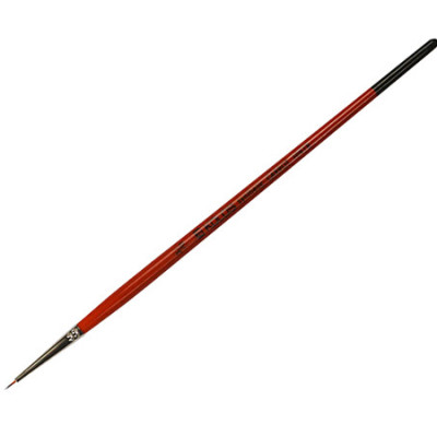 Пензель Синтетика кругла, Carrot 1097R, № 000, коротка ручка KOLOS