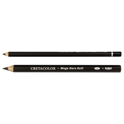 Олівець для малювання MEGA Неро м’який Cretacolor
