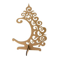 Заготовки Ялинка ажурна з підвісом, ДВП, висота 27см, ROSA TALENT