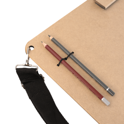 Планшет с магнитным зажимом А2, с ремнем, (53х63 см), МДФ, ROSA Studio