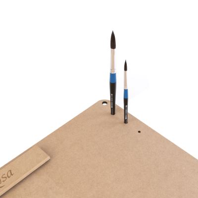 Планшет с магнитным зажимом А2, с ремнем, (53х63 см), МДФ, ROSA Studio