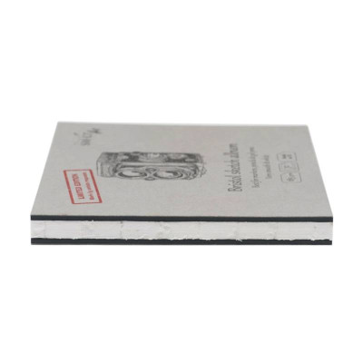 Альбом для ескизов AUTHENTIC (Bristol) Layflat 14,8х14,8см, 185 г м2, 32л, белая гладкая бумага, SMILTAINIS