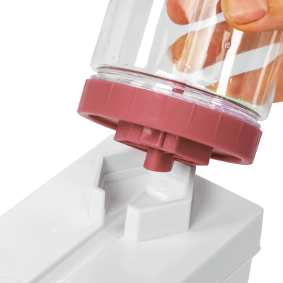 Кистемойка пластиковая с системой слива (50722) розовая DKArt & Craft