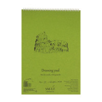 Альбом для акрила и масла на спирали AUTHENTIC (DRAWING) А3, 290 г м2, 20л, белая бумага, SMILTAINIS