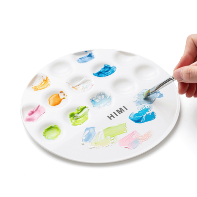 Палітра пластикова 21,1х21,1см, кругла, HIMI