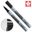 Маркер Pen-Touch Серебро, тонкий (EXTRA FINE) 0.7 мм, Sakura (41102)