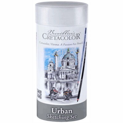 Набор художественных материалов URBAN SKETCHING 24шт. коробка, Cretacolor