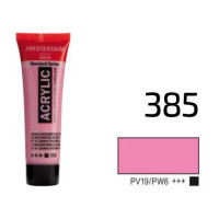 Краска акриловая AMSTERDAM, (385) Хинакридон розовый светлый, 20 мл, Royal Talens