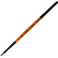Кисть Синтетика овальная, FLAME 1368FR, №00, кор ручка ROSA 1368FR00