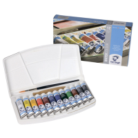 Набір акварельних фарб, VAN GOGH, 12*10 мл+ пензлик, пластик, Royal Talens