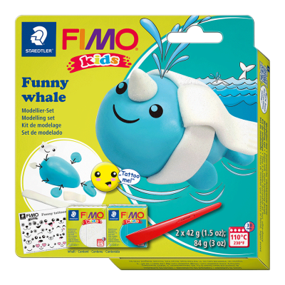Набор Fimo Kids, «Кит», 2 цв.*42 г, Fimo