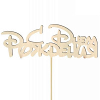 Заготовка топер „С Днем Рождения“ 2 фанера 15х5,3см 5шт ROSA TALENT