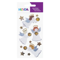 Набір декоративних наклейок, Ангели, 7,5 х16, 5см, Heyda