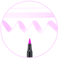 Маркер акварельний пензель KOI Sakura, Ліловий №123