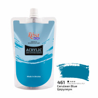 Акрилова фарба №461 Церулеум ROSA Studio, 200 мл