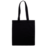 Сумка 38х42см ручка 70см черный хлопок 200 г/м2 ROSA Talent