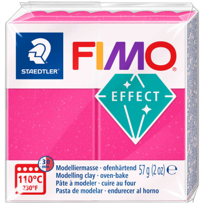 Пластика Fimo Effect Рубіновий кварц, 57г, (8020-286)
