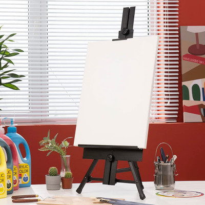 Мольберт настольный металлический 33,6х25,5х78,4 см высота полотна до 66см SINOART