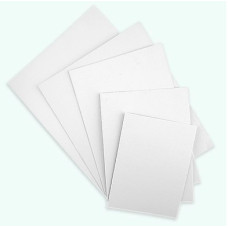 Набор грунтованного картона 5x5 см, набор 10 шт, акриловый грунт, ROSA Studio