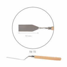 Мастихин ROSA Studio 11919 прямоугольный, длина 8 см, ст,код1007