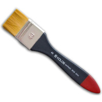 Кисть Синтетика флейц, Wide 8044, № 40, короткая ручка KOLOS