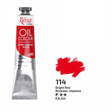 Фарба олійна, Яскраво-червона, 45 мл, ROSA Gallery