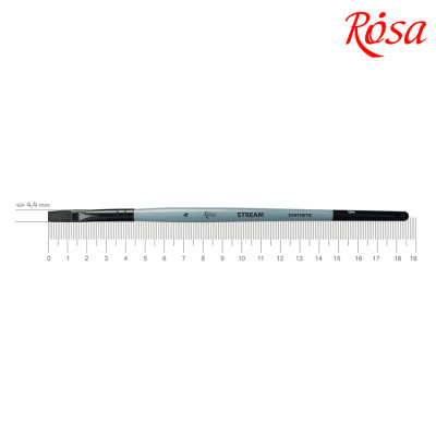 Пензель синтетика плоска серії STREAM 134 № 4