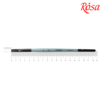 Пензель синтетика плоска серії STREAM 134 № 4