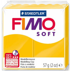 Пластика мягкая Fimo Soft Желтая, 57 г .