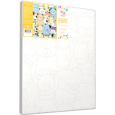 Набор-стандарт, картина по номерам „Funny Animals“, 35х45 см, ROSA START