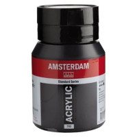 Краска акриловая AMSTERDAM, (702) Сажа газовая, 500 мл, Royal Talens