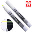 Маркер Pen-Touch Жовтий, флуоресцентний, середній (MEDIUM) 2.0 мм, Sakura (XPFKA302)