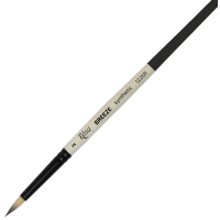 Пензель Синтетика кругла, BREEZE 1226R, №2, коротка ручка ROSA 1226R02 