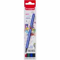 Набір лайнерів FINELINER Basic, Основні кольори, 4кол Bruynzeel (60241004)
