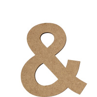 Заготовка знак „ МДФ висота 10 см 5 шт ROSA TALENT