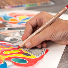 Набір кольорових олівців MegaColor Cretacolor 24шт