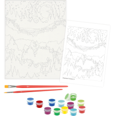 Набор-стандарт, картина по номерам, "Сказочный пейзаж 2", 35х45 см, ROSA START