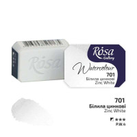 Краска акварельная, Белила цинковые 2,5 мл ROSA Gallery
