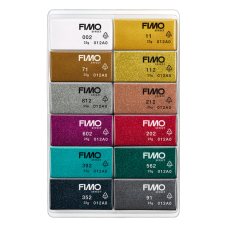 Набір пластики “Effect Sparkle Colours“, 12х25гр, Fimo