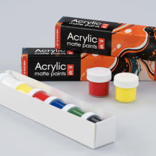 Набор акриловых красок Waves матовый 6x10мл Arteo