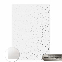 Калька з тисненням напівпрозора „Silver Drops“, 21х29,7 см, 100 г/м2, ROSA TALENT (5320002)