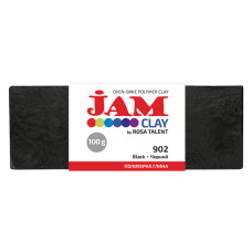 Пластика Jam Clay, Чорний, 100г, ROSA TALENT (50100902)