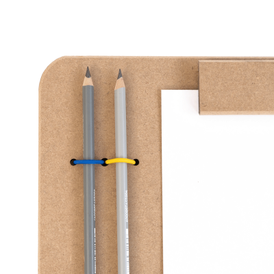 Планшет с магнитным зажимом А4 (33х36см), МДФ, ROSA Studio