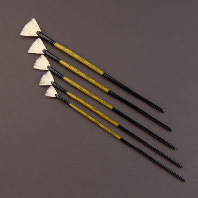 Пензель Щетина віялова, AMBER 2306FN, №8, д.р. ROSA