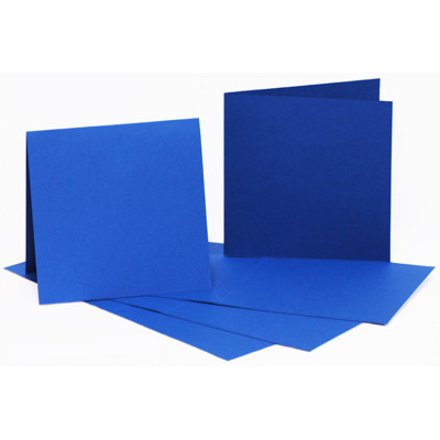 Набор заготовок для открыток 5 шт, 16,8х12 см, №4, тёмно-синий, 220 г м2, ROSA TALENT
