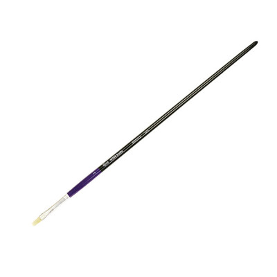 Кисть Щетина плоская, 401, № 2, длинная ручка ROSA Studio