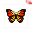 Набор картина 3D „Бабочка 2“, ДВП грунтованное, 4 слоя, 17х17 см, ROSA TALENT (N0003515)